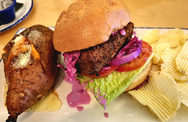 Kokomo Trading Company signature dishes Bermuda Fish SandwichKokomo Turkey LegIsland Burger